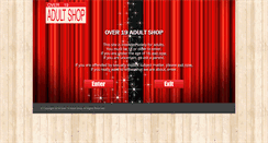 Desktop Screenshot of over19adultshop.com